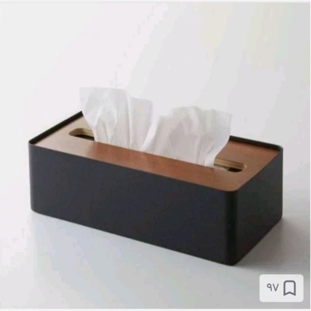 جا دستمال کاغذی چوبی